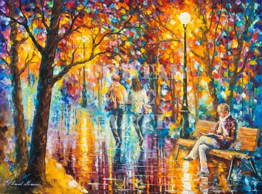 Miniatura: Leonid Afremov,Casal,Parque,quadro,colorido,poster,gravura,replica,canvas,pintura,tela,comprar,copia,fine art,giclée,releitur