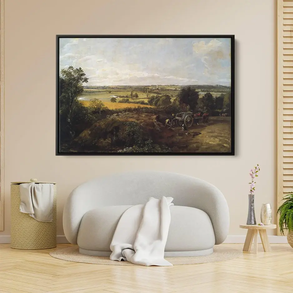 Miniatura: Constable,O Vale Stour com a Igreja de Dedham,quadro,reprodução,poster,canvas,gravura,replica,fototela,tela,pintura,comprar,