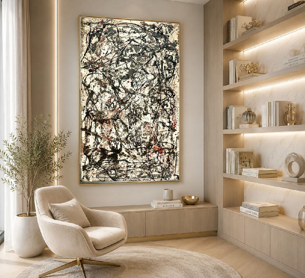 Miniatura: Jackson Pollock,Floresta encantada,releitura,quadro,poster,replica,canvas,gravura,reprodução,foto,tela,comprar,giclée,fine