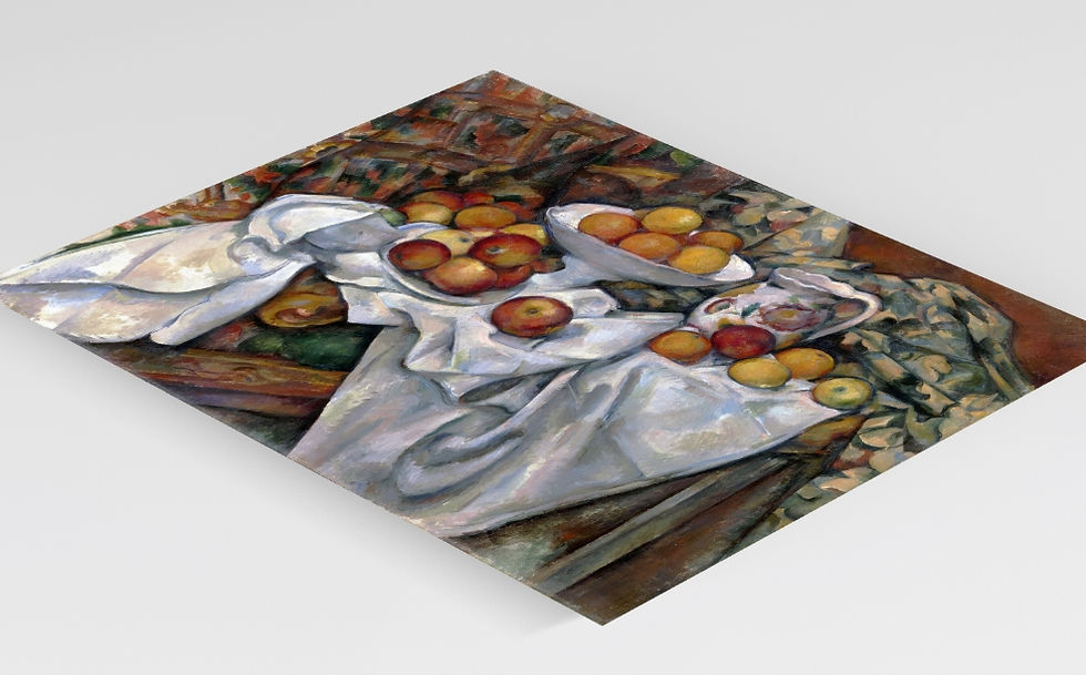 Miniatura: cezanne,natueza morta com maçãs e laranjas,quadro,poster,gravura,reprodução,canvas,replica,tela,comprar,copia,fine art,giclée