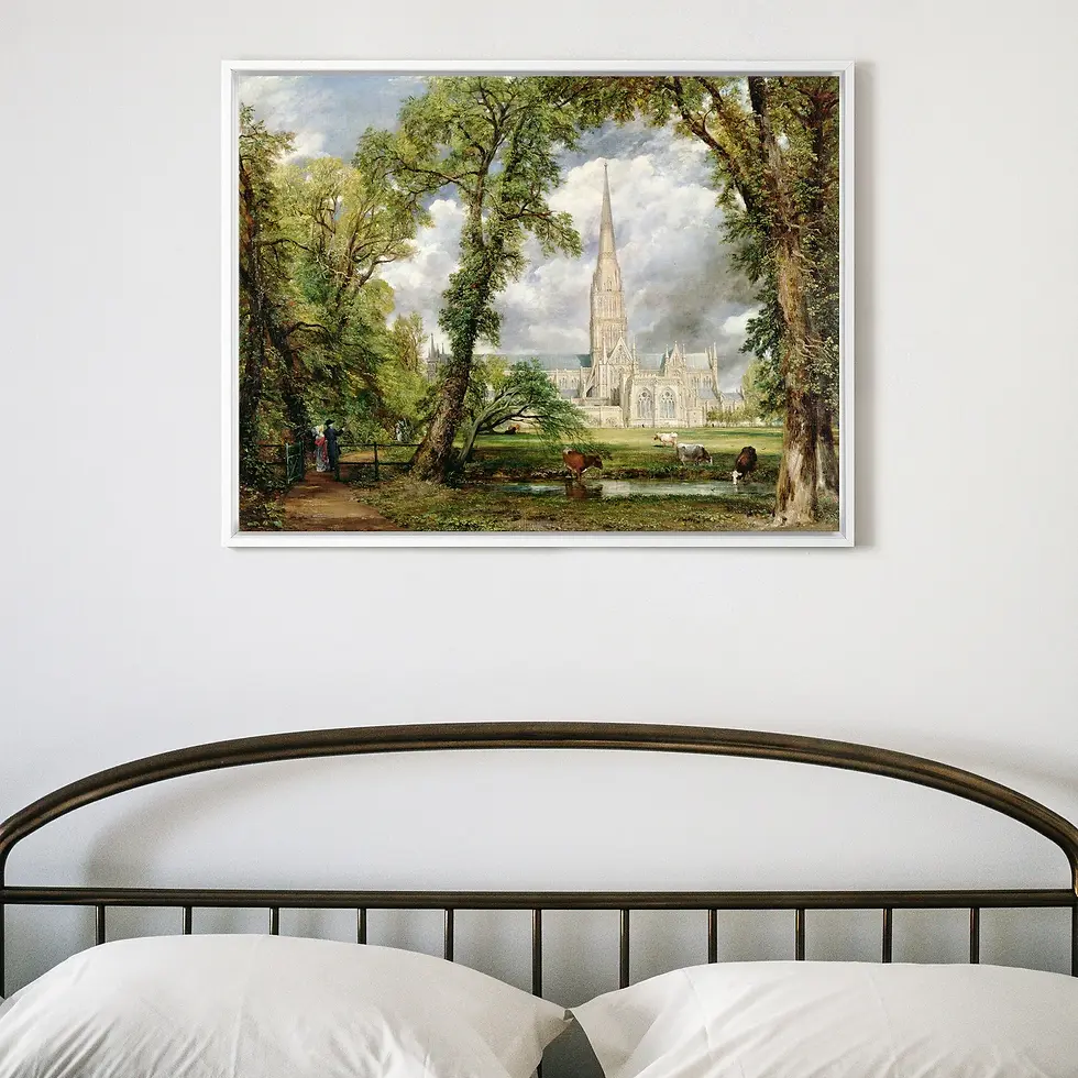 Miniatura: John Constable,A Catedral de Salisbury vista do Jardim do bispo,quadro,canvas,poster,replica,gravura,reprodução,tela,comprar