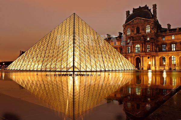 fotografia,Pirâmide,Museu,Louvre,Paris,França,quadro,canvas,poster,replica,gravura,reprodução,fototela,tel