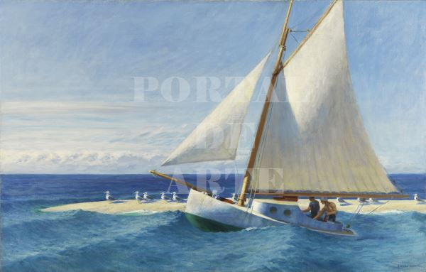 Miniatura: Edward Hopper,veleiro,barco,Mar,quadro,poster,réplica,gravura,reprodução,canvas,tela,foto,comprar,cópia,fine art,giclée,arte