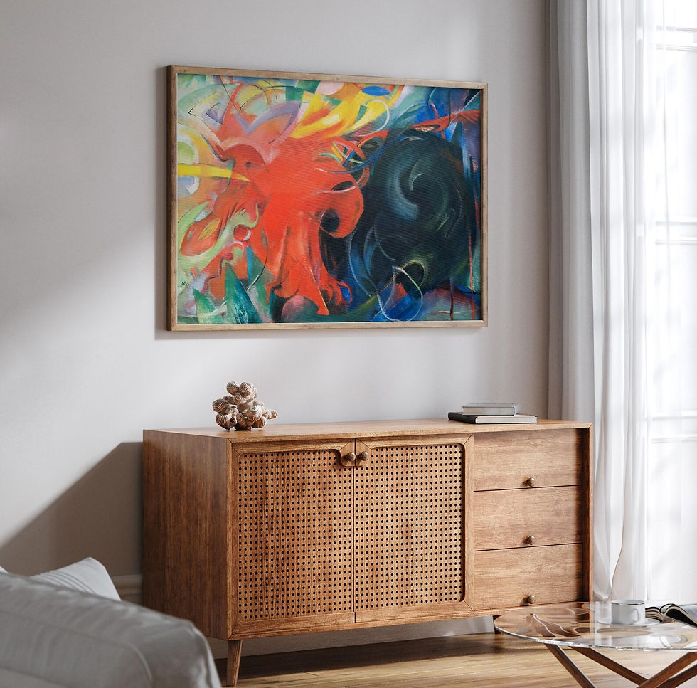 Miniatura: Franz Marc,Formas em Luta,fighting forms,colorido,quadro,reprodução,poster,canvas,gravura,replica,tela,pintura,comprar,cópia