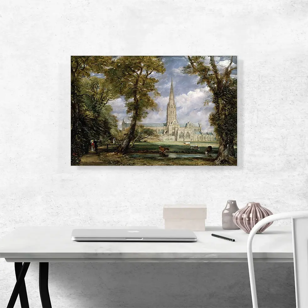Miniatura: John Constable,A Catedral de Salisbury vista do Jardim do bispo,quadro,canvas,poster,replica,gravura,reprodução,tela,comprar