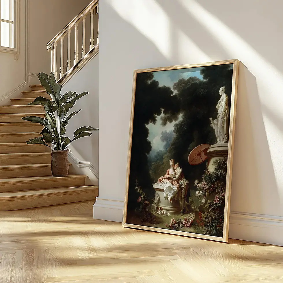 Miniatura: Jean Honoré Fragonard,O Progresso do Amor, Cartas de Amor,quadro,reprodução,poster,canvas,gravura,replica,tela,pintura,compra