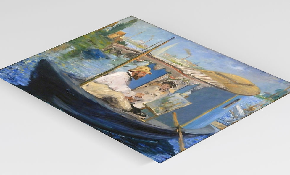 Miniatura: Manet,Claude Monet,barco,atelie,estudio,Argenteuil,1874,quadro,poster,gravura,canvas,replica,reprodução,comprar,copia,pintura