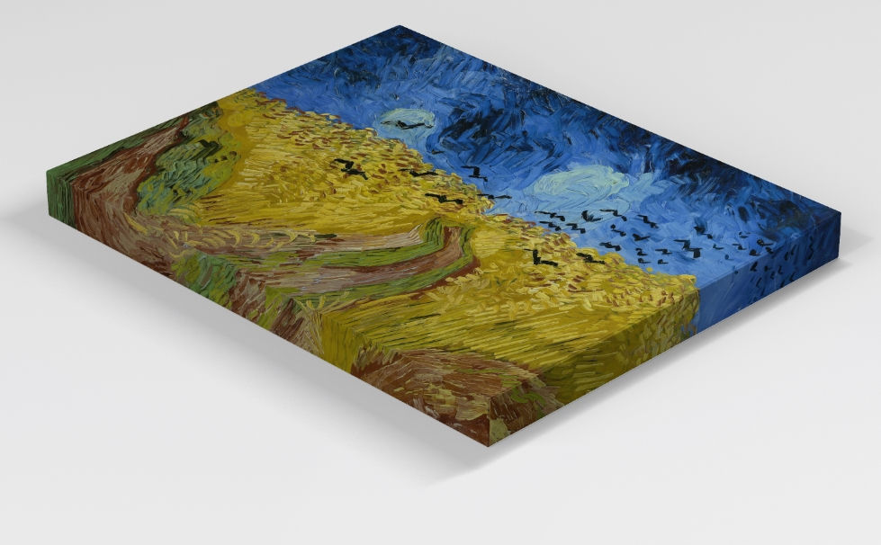 Miniatura: Van Gogh,Campo de Trigo com Corvos, Wheatfield with Crows,quadro,poster,gravura,reprodução,comprar,copia,fine art,giclée,arte