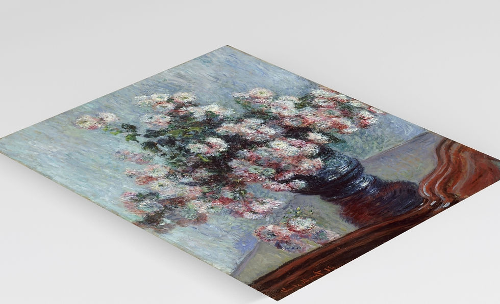 Miniatura: Claude Monet,Crisântemos,Chrysanthemums,quadro,poster,replica,canvas,gravura,reprodução,tela,pintura,comprar