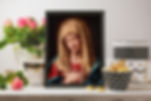 Sassoferrato,Madonna em oração,Virgem em oração,quadro,poster,replica,canvas,gravura,reprodução,tela,pintura