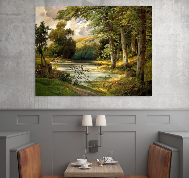 Miniatura: Alois Arnegger,Paisagem Romantica,quadro,poster,canvas,gravura,réplica,reprodução,fine art,releitura,foto,tela,compra,copia,