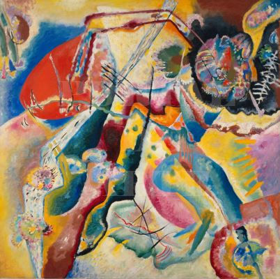 Miniatura: Kandinsky,Pintura com Mancha Vermelha,quadro,poster,gravura,canvas,replica,reprodução,comprar,copia,obra,pintura,arte,tela,