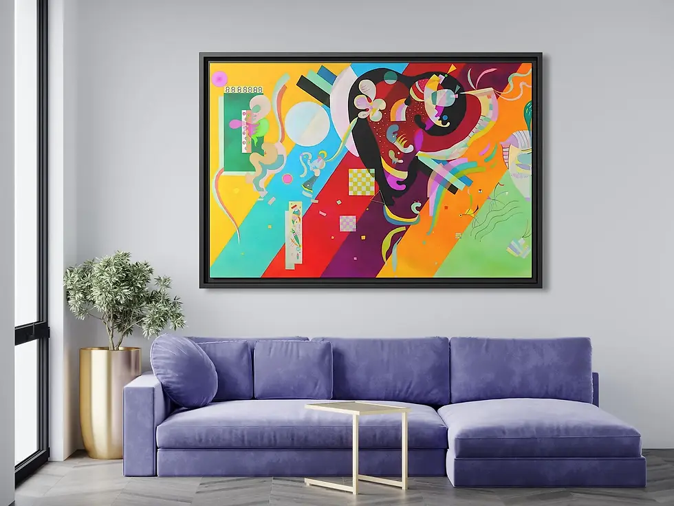 Miniatura: wassily Kandinsky,Composição IX,Composition IX,composição 9,poster,gravura,reprodução,canvas,replica,releitura,comprar,copia
