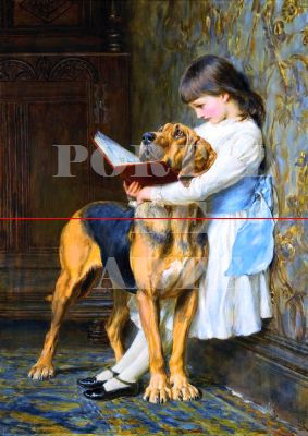 Miniatura: Briton Rivière,Educação Obrigatória,Compulsory Education,quadro,poster,replica,canvas,reprodução,gravura,tela,comprar,obra