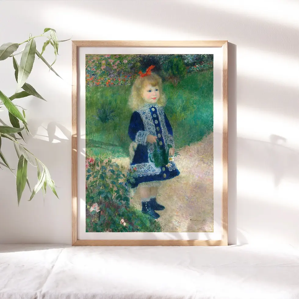 Miniatura: Renoir,Menina com Regador,quadro,poster,gravura,replica,reprodução,canvas,foto,tela,pintura,comprar,cópia,fine art,giclée