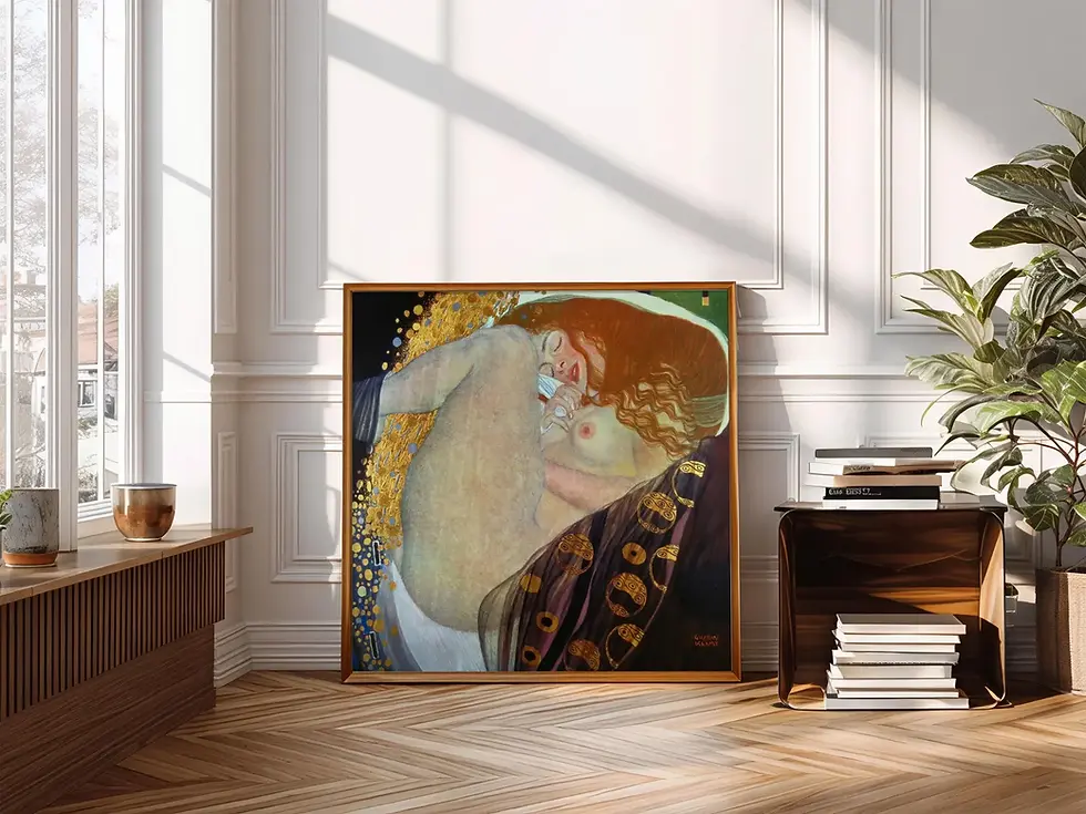 Miniatura: gustav klimt,danae,quadro,poster,gravura,replica,canvas,reprodução,gravura,comprar,copia,pintura,obra,fine art,giclée,pintura