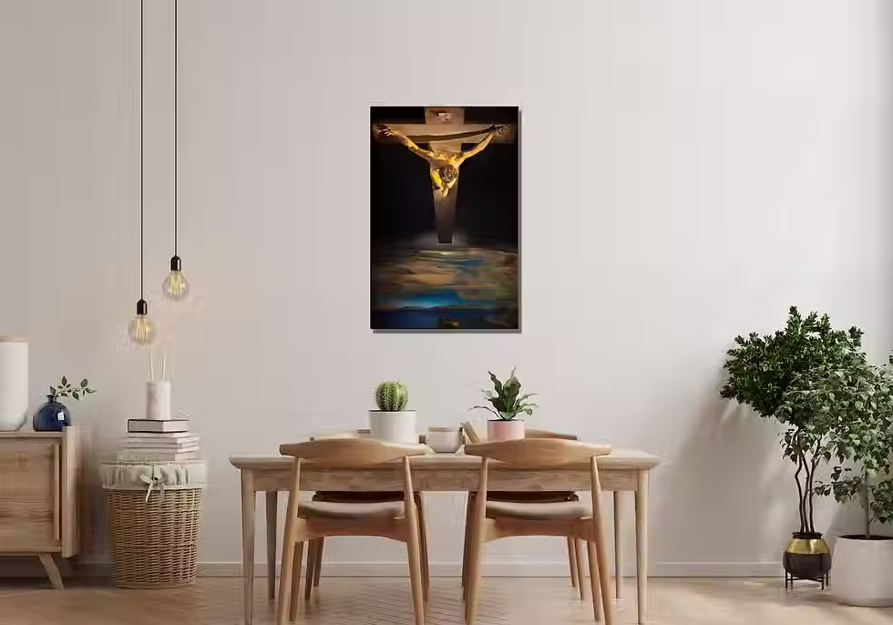 Miniatura: Salvador Dali,Cristo de São João da Cruz,quadro,poster,replica,gravura,canvas,reprodução,tela,fototela,pintura
