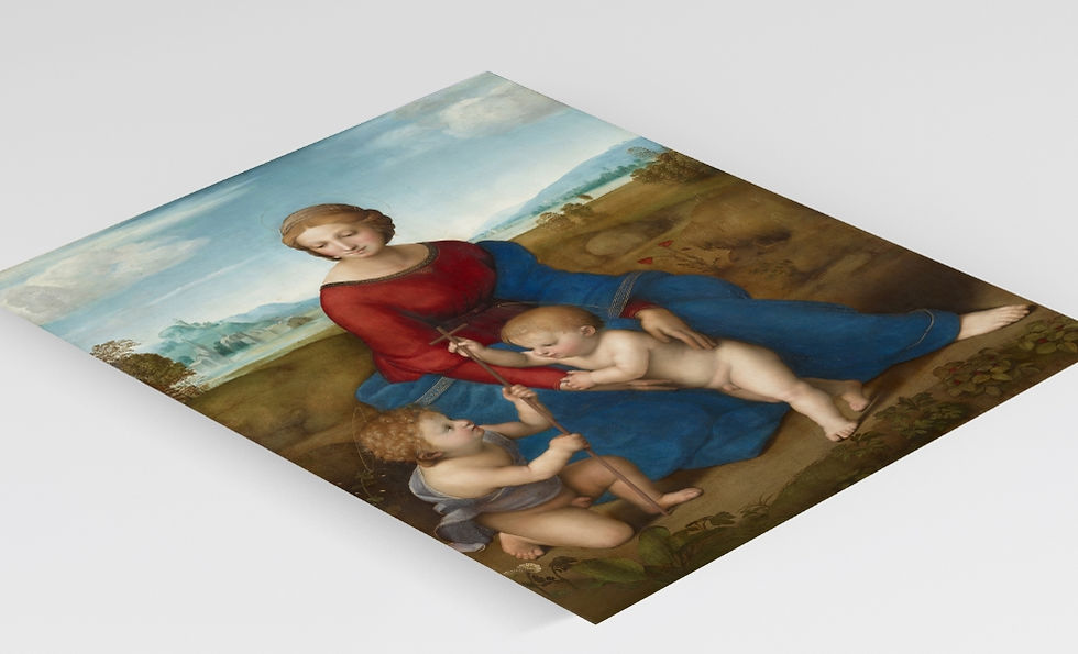 Miniatura: Rafael,Rafaello,Sanzio,Madonna no Prado,quadro,poster,replica,canvas,gravura,reprodução,tela,comprar,cópia,fine art