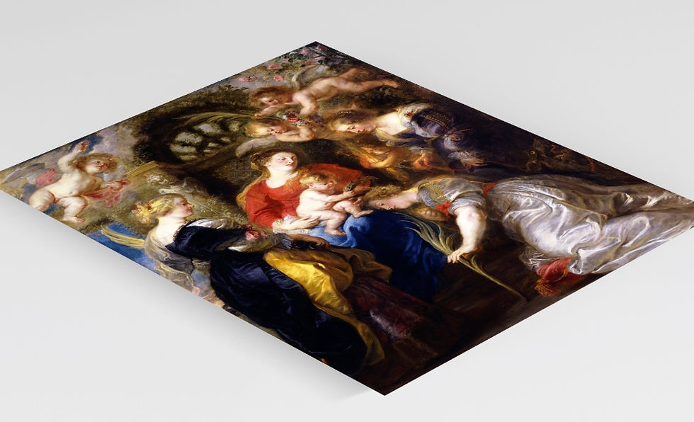 Miniatura: Peter Paul Rubens,Coroação de Santa Catarina,quadro,poster,gravura,reprodução,canvas,replica,pintura,comprar,cópia,tela,obra
