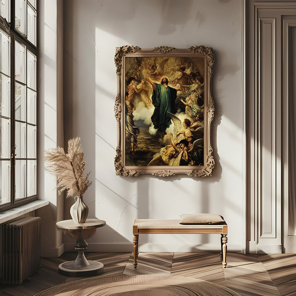 Miniatura: Gustav Doré,A Ascensão,Jesus,quadro,poster,gravura,canvas,replica,reprodução,fototela,tela,pintura,fine art,giclée,comprar