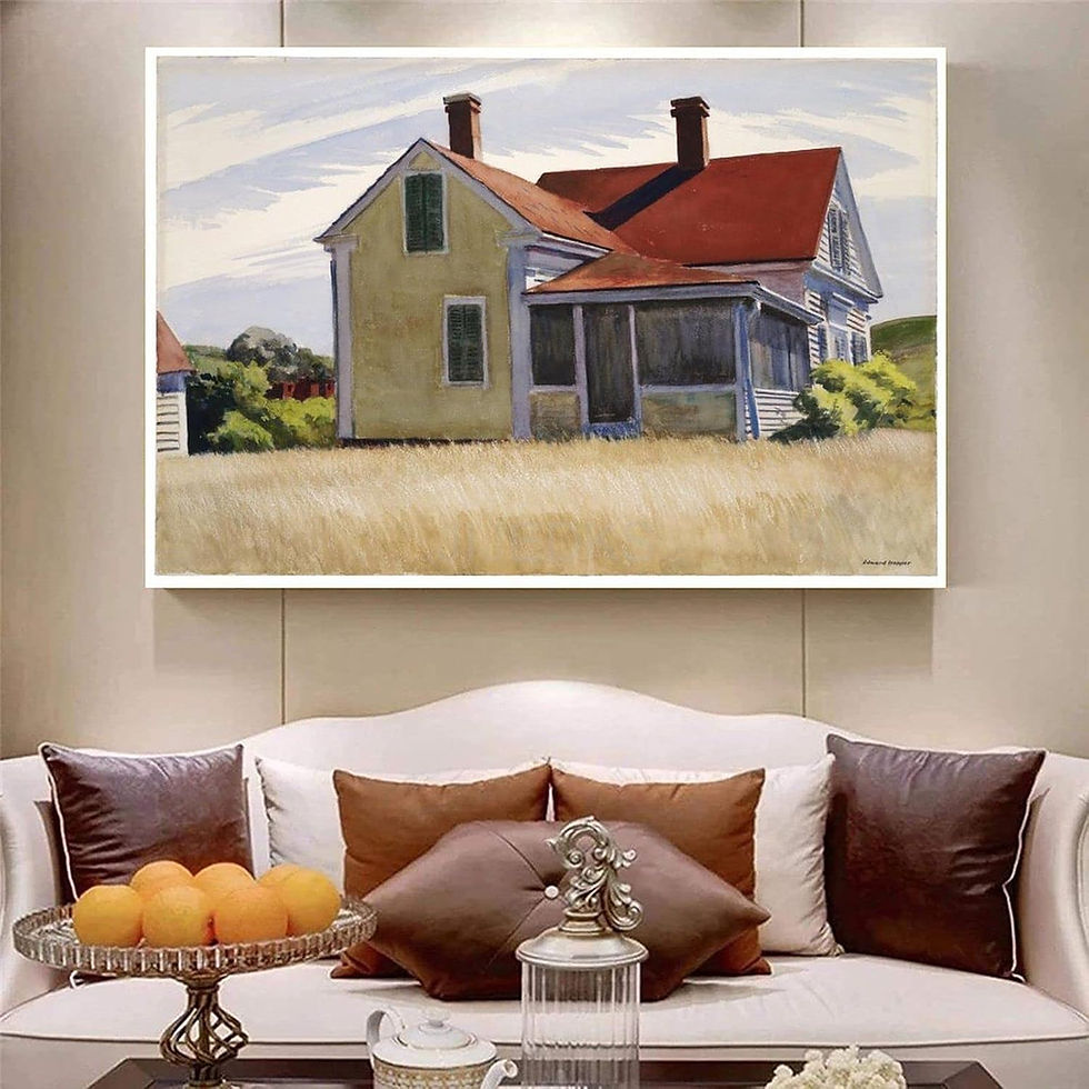 Miniatura: Edward Hopper,Casa de Marshall,Marshall's house,quadro,poster,gravura,reprodução,réplica,canvas,releitura,tela,pintura,compra