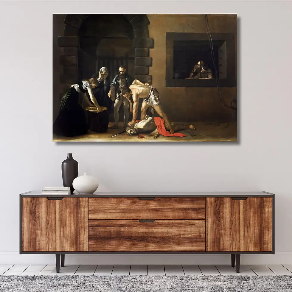 Miniatura: Caravaggio,A Decapitação de João Batista,São João Batista,quadro,poster,gravura,reprodução,canvas,comprar