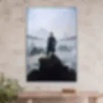 Miniatura: Caspar David Friedrich,Andarilho Acima do Mar de Neblina,quadro,poster,replica,gravura,canvas,reprodução