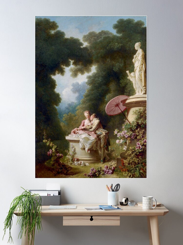 Miniatura: Jean Honoré Fragonard,O Progresso do Amor, Cartas de Amor,quadro,reprodução,poster,canvas,gravura,replica,tela,pintura,compra