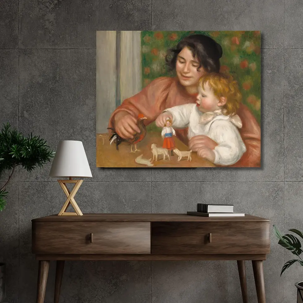 Miniatura: Renoir,Criança com Brinquedos,quadro,poster,gravura,replica,reprodução,canvas,comprar,fine art,cópia,giclée,foto,tela