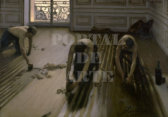 Miniatura: Gustave Caillebotte,Raspadores de Parquet,quadro,poster,replica,canvas,gravura,reprodução,tela,foto,comprar,copia,fine art