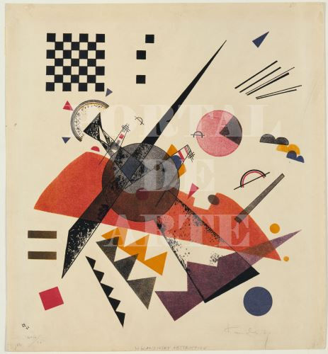 Miniatura: wassily Kandinsky,laranja,orange,quadro,poster,gravura,reprodução,canvas,replica,releitura,comprar,copia,giclée,fine art,obra