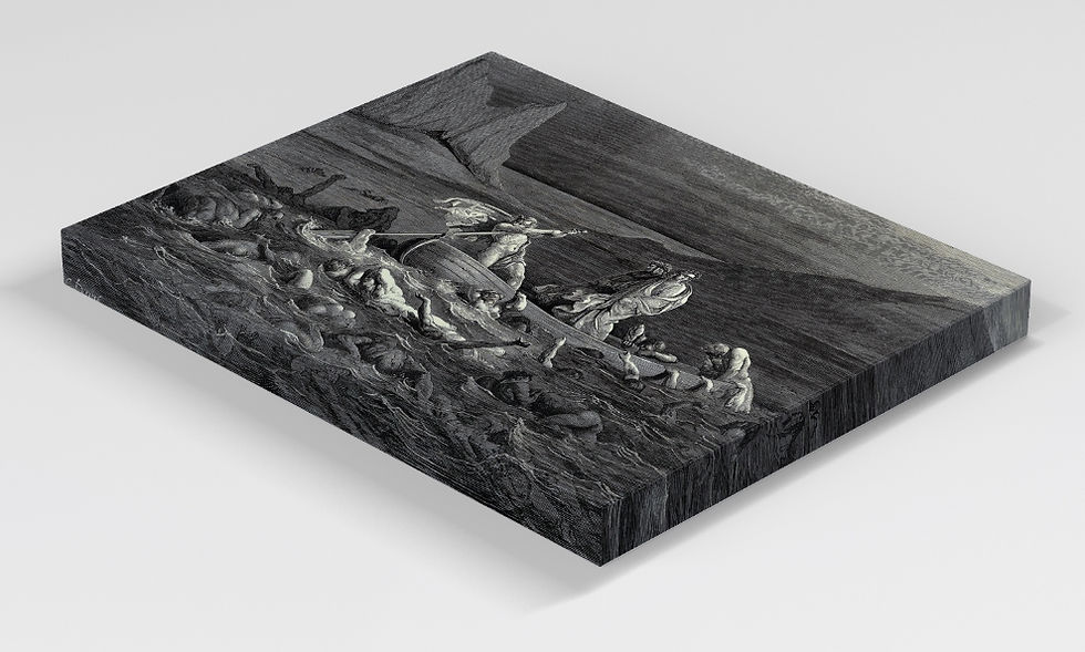 Miniatura: Gustave Doré,O Inferno, Canto 8,quadro,réplica,reprodução,canvas,poster,gravura,tela,comprar,cópia,fine art,giclée,obra,arte