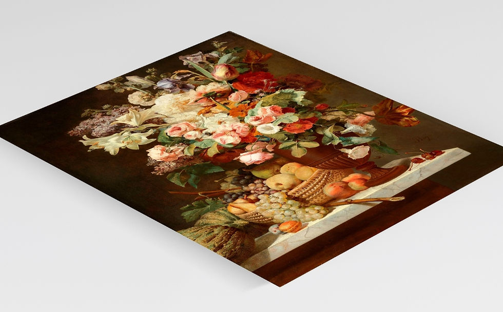 Miniatura: Antoine Berjon,Natureza Morta com Flores,quadros para cozinha,quadros sala de jantar,quadros baratos,canvas,poster,comprar