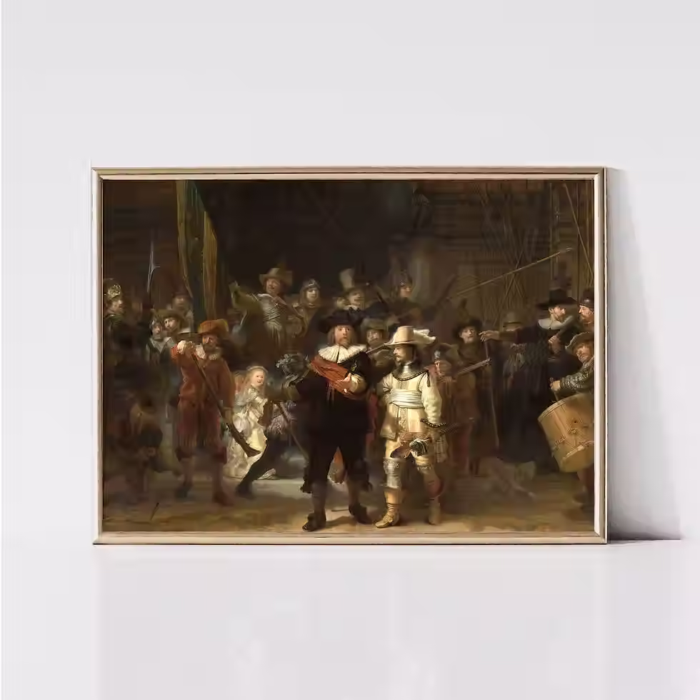 Miniatura: Rembrandt - Ronda Noturna