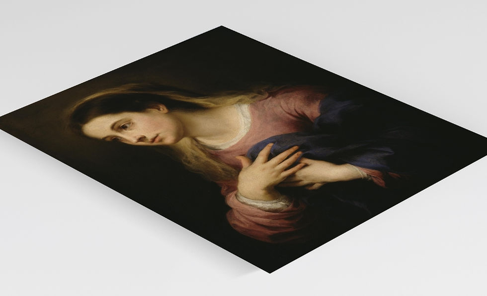 Miniatura: Murillo,A Virgem da Anunciação,religioso,quadro,poster,replica,canvas,gravura,reprodução,tela,comprar,copia,obra,arte,pintura