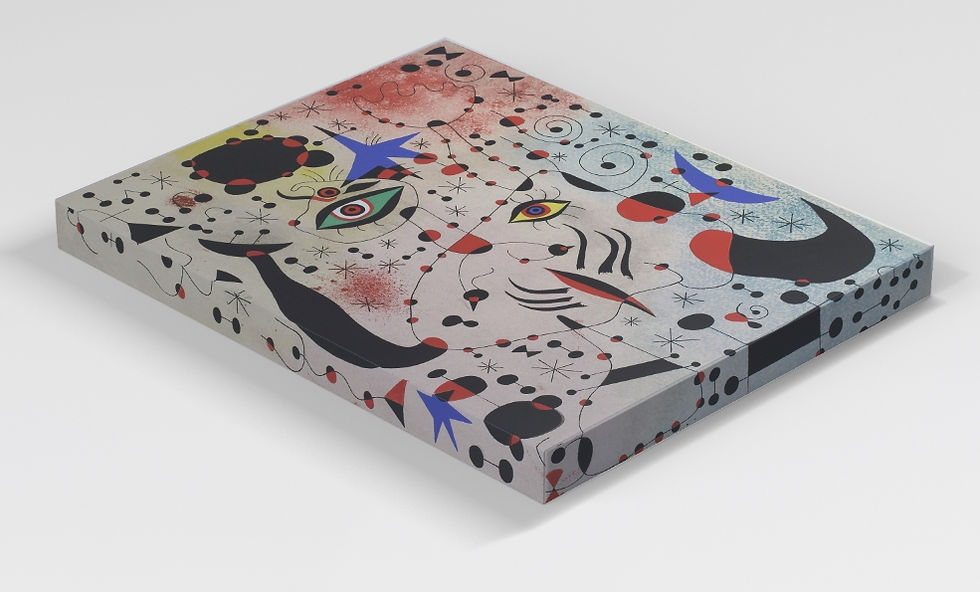 Miniatura: Miró,Figuras,Constelações,Apaixonadas,mulher,quadro,poster,gravura,reprodução,canvas,replica,releitura,pintura,comprar,cópia