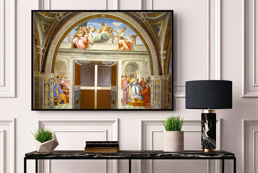 Miniatura: Raphael,Raphael,Sanzio,As Virtudes Cardeais e Teologais,quadro,poster,canvas,gravura,réplica,reprodução,compra,copia