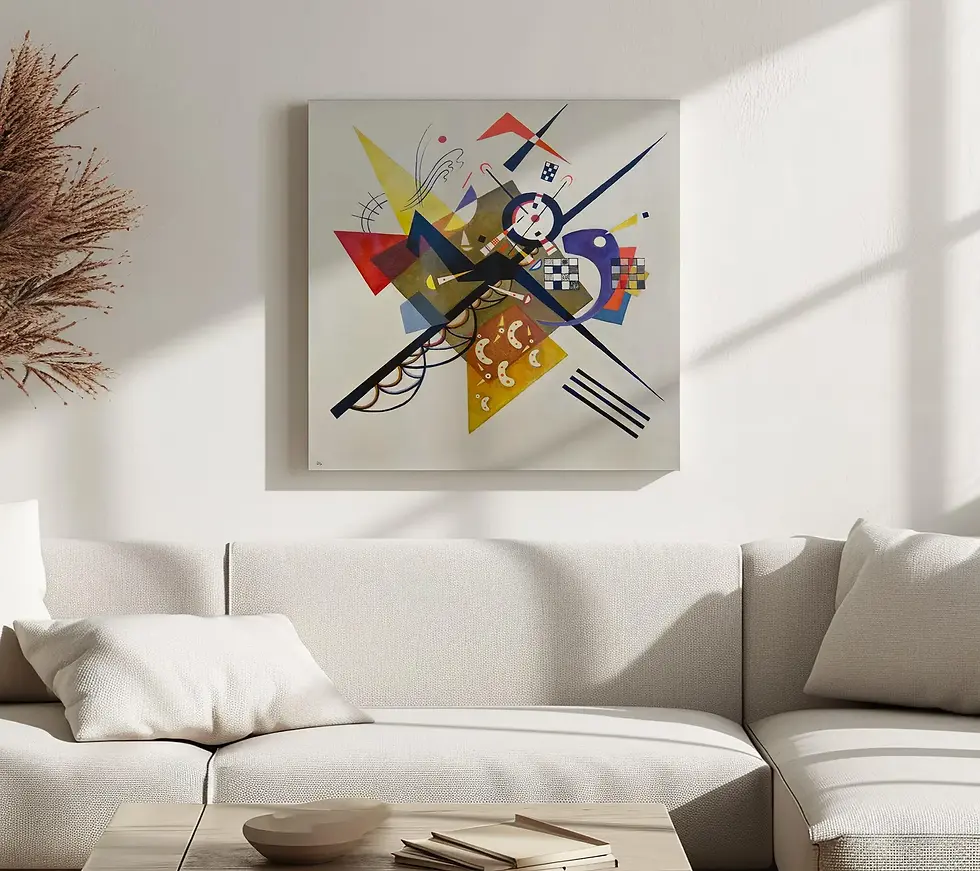 Miniatura: kandinsky,No branco II,On White II,quadro,poster,gravura,reprodução,canvas,replica,releitura,comprar,copia,fine art,giclée
