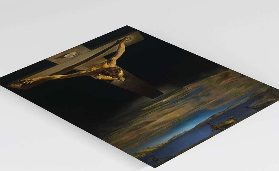 Miniatura: Salvador Dali,Cristo de São João da Cruz,quadro,poster,replica,gravura,canvas,reprodução,tela,fototela,pintura