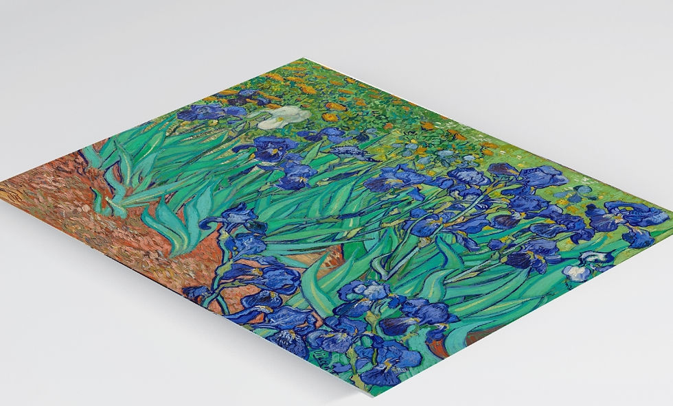 Miniatura: vincent,van gogh, lirios,lírios,irises,poster,gravura,réplica,reprodução,canvas,replica,releitura,giclée,fine art,tela,pintur