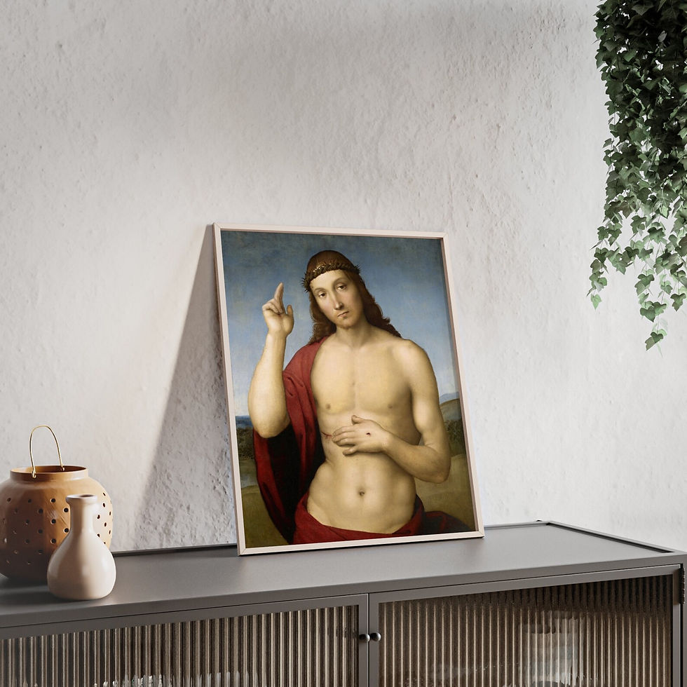 Miniatura: Rafael Sanzio,rafaello,raphael,Bênção de Cristo,cristo,benedicente,abençoando,quadro,canvas,poster,replica,gravura,comprar
