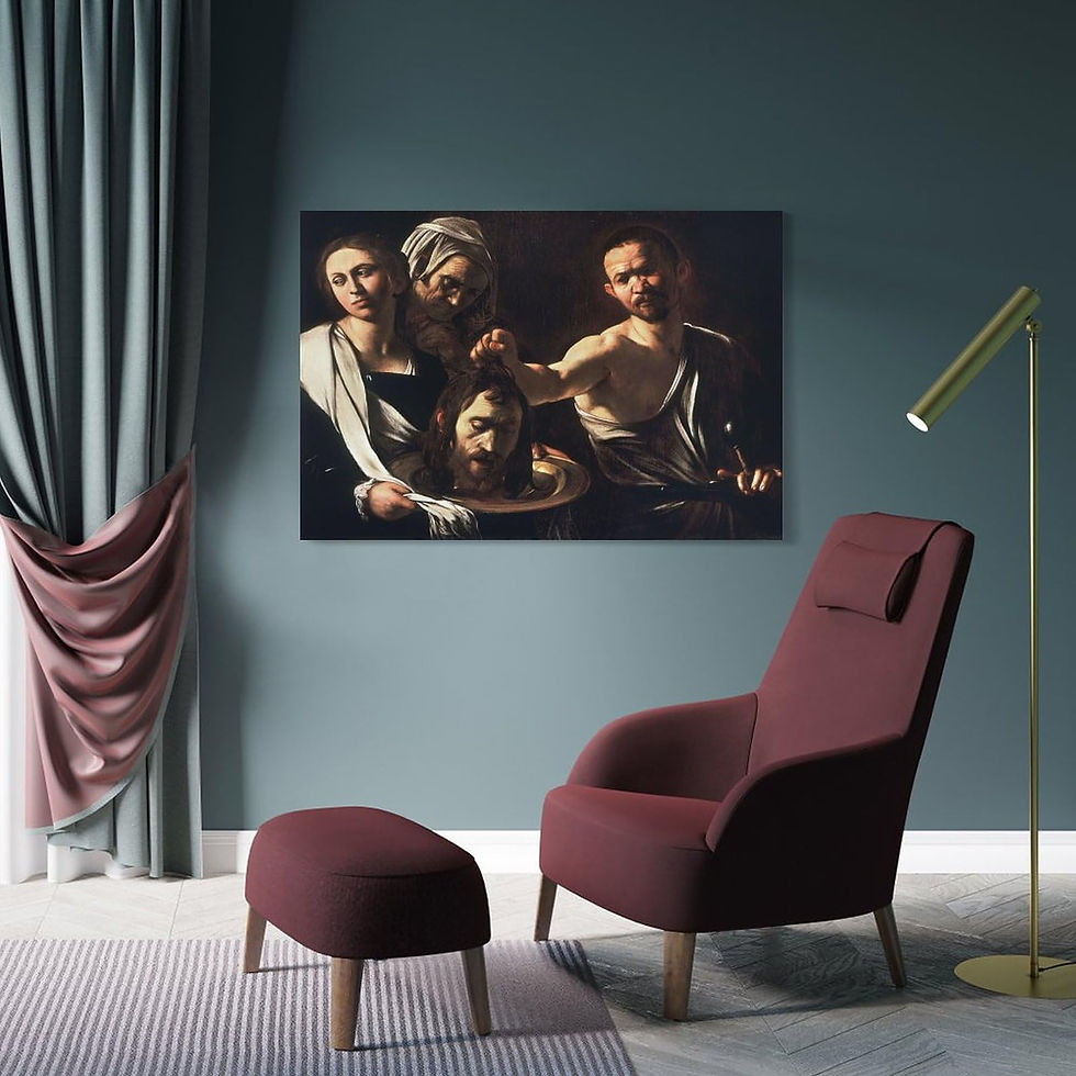 Miniatura: caravaggio,Salomé com a Cabeça de São João Batista,quadro,poster,replica,canvas,gravura,reprodução,tela,comprar,copia,pintura
