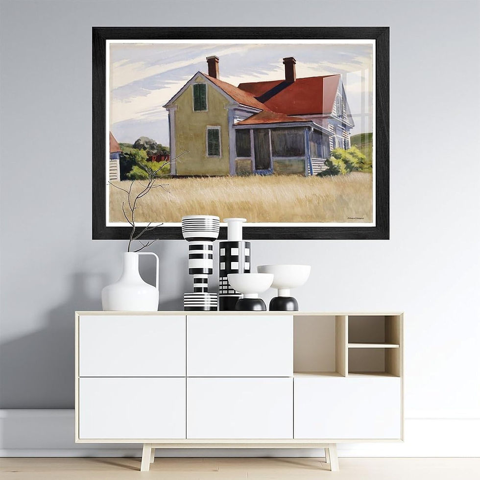 Miniatura: Edward Hopper,Casa de Marshall,Marshall's house,quadro,poster,gravura,reprodução,réplica,canvas,releitura,tela,pintura,compra