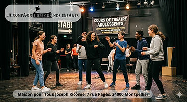 cours théatre adolescents montpellier