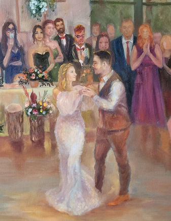 Live Wedding Painting