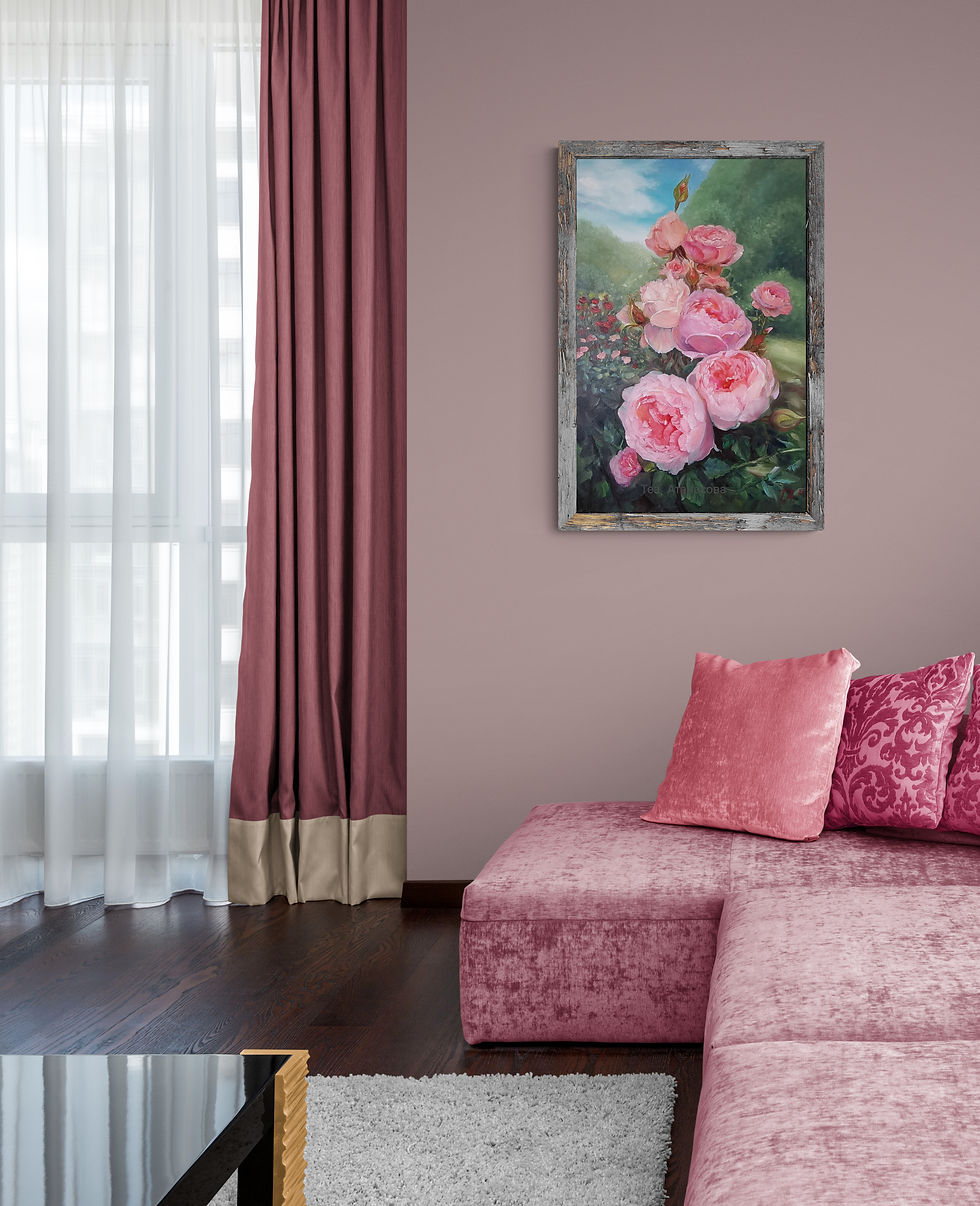 Thumbnail: 'English Roses' - Original Painting