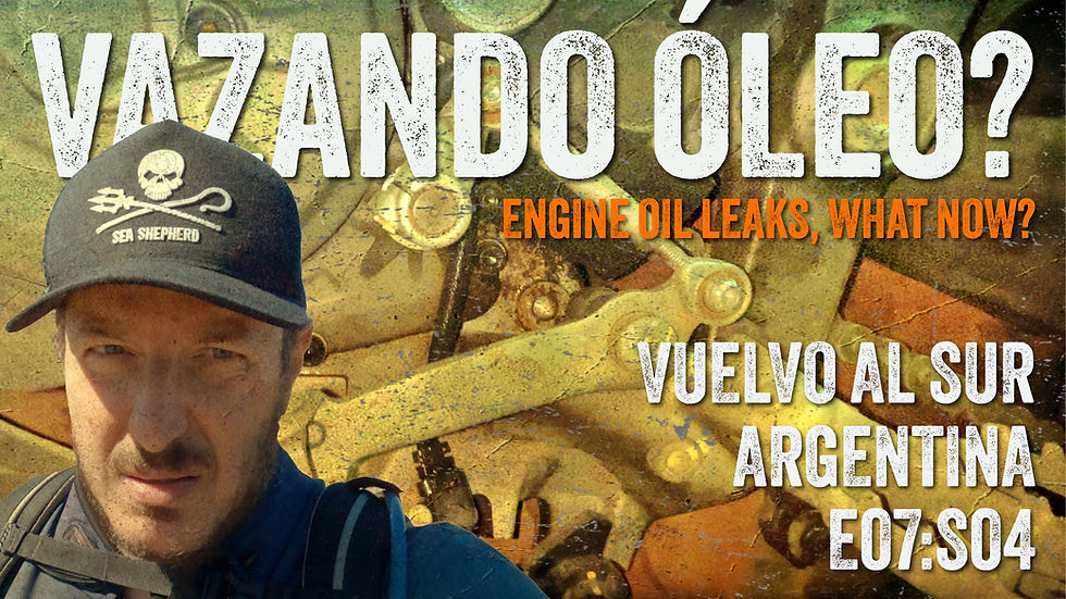 VAZANDO ÓLEO do motor? 😱 🇦🇷 Vespera de Carnaval, onde concertar na Patagônia?