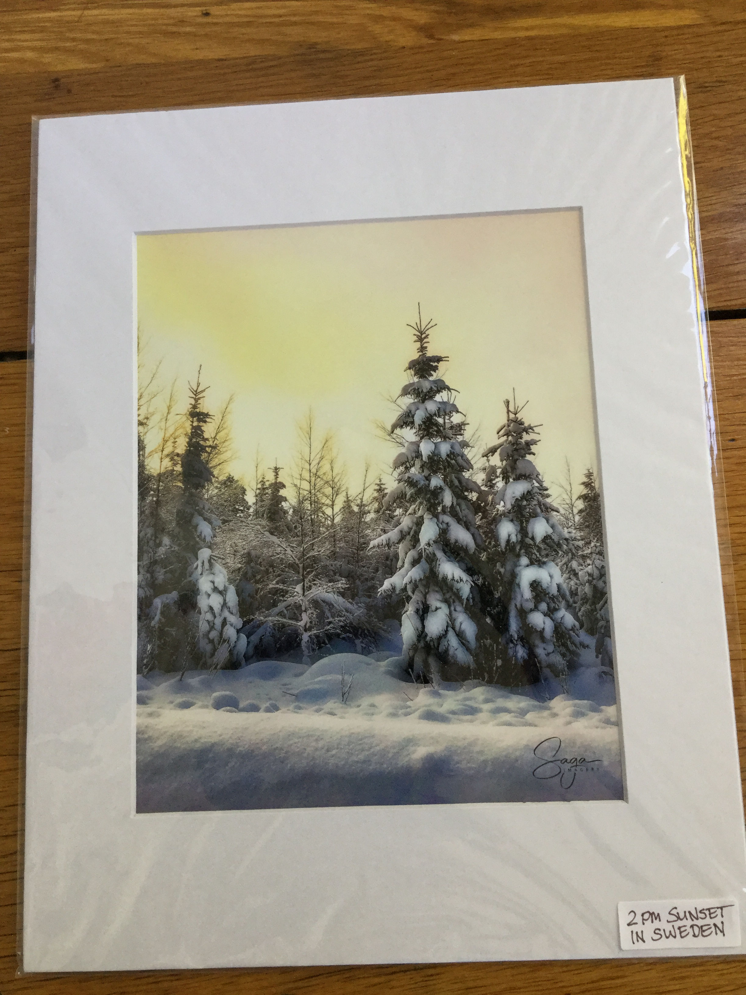 2pm Sunset in Sweden