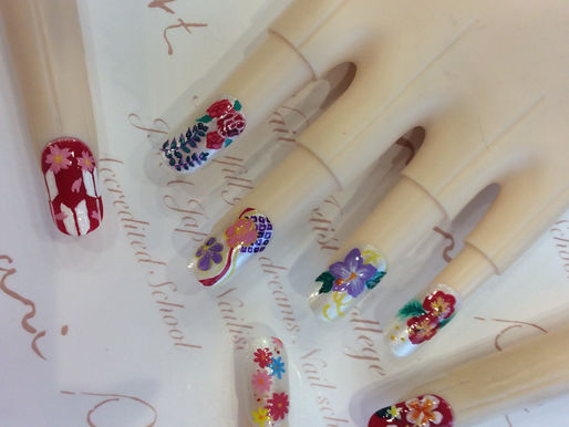 フラットアート　ポリッシュアートが学べるネイルスクール