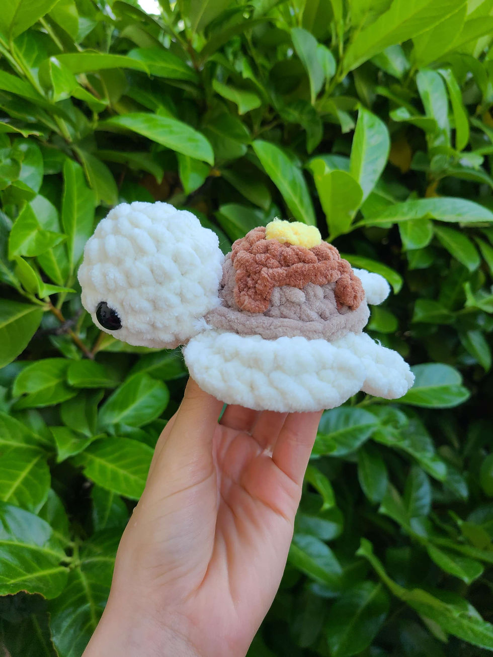 Miniature : Petite peluche tortue de mer pancake 